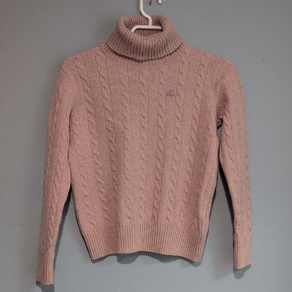 Kappa Turtle Neck Long Sleeves Knitted Sweater Size Small